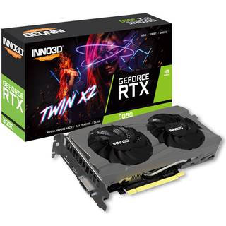 Inno3D GeForce RTX 3050 Twin X2 V2 - 8GB GDDR6 RAM - Grafikkort