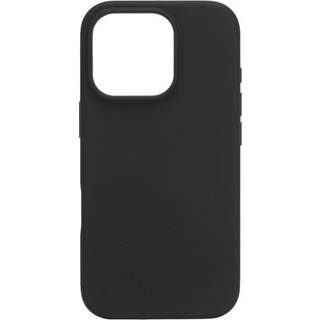 Linocell Rubber case til iPhone 16 Pro - Sort