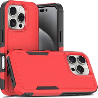 EIDERWOOD iPhone 16 Pro Hybrid Bagside Cover - Rød