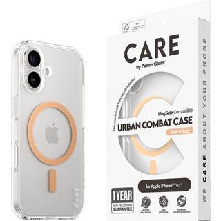 Care iPhone 16 cover,Transparent, m peachy magsafe