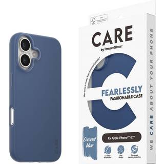 CARE by PanzerGlass iPhone 16 FASHION Fearlessly Fashionable Cover - Coronet Blue