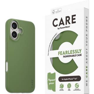CARE by PanzerGlass iPhone 16 cover - grøn