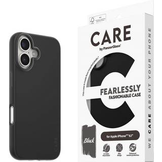 PanzerGlass CARE Fashionable Case til iPhone 16 Sort