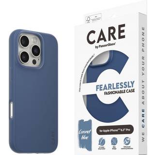 CARE by PanzerGlass iPhone 16 Pro FASHION Fearlessly Fashionable Cover - Coronet Blue