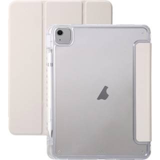 EIDERWOOD iPad Air 13" (2025 / 2024) Tri-Fold Kunst Læder Flip Cover m. Apple Pencil Holder - Grå