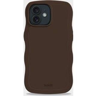 Holdit iPhone 12 / 12 Pro Wavy Cover - Chocolate