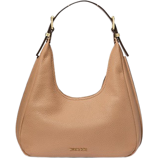 MK Nolita Small Pebbled Leather Hobo Shoulder Bag - Brown - Michael Kors - ONE SIZE