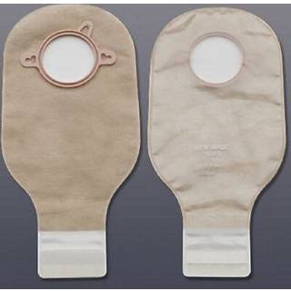 Hollister 18006 Nyt billede 2 -delt 12 Drenerbar Ostomy Pouch Yellow Color Code Match 10 Pack Transparent - 4 Flangestørrelse Lock N Roll Microse