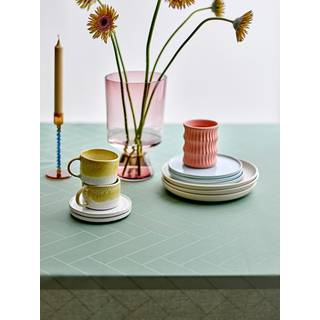 Tiles Damaskdug, Hedge Green, Ø180 cm