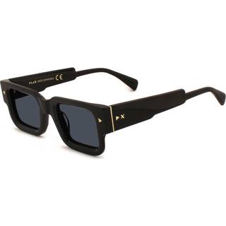 XLAB Unisex SHIKOKU Solbriller Acetat Sort Røg Firkantet Polariseret