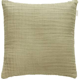 Decotique Crinkle Pude 50x50 Cm - Pyntepuder & Betræk Hør Grøn - ML-35