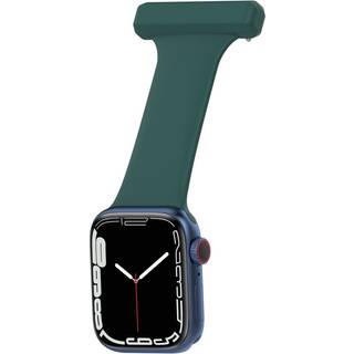 Apple Watch (38/40/SE/41/42mm) Silikone Sygepleje Urrem - Mørke Grøn