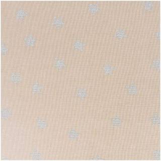 Stoff Sterne natur-silber 140cm breit - Natur, Silber