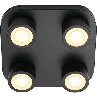 Nordlux Clyde 4-Spot sort loftslampe