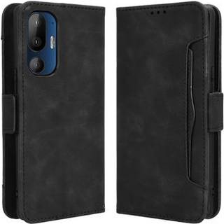 HTC U24 Pro Pung Cover med Kortholder - Sort