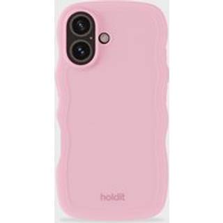 Phone Case Wavy Pink iPhone 16 - Lyserød - Add QTY