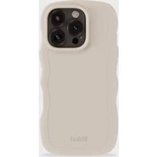Holdit iPhone 16 Pro Wavy Cover - Light Beige