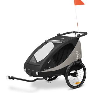 Hauck Dryk Duo Plus Cykelanhænger, Black