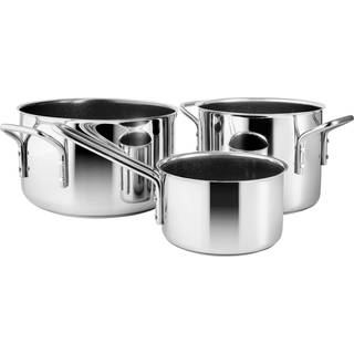 EVA TRIO Stainless steel grydesæt m/keramisk belægning 3 dele
