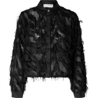 Slfmyline Ls Fluffy Cropped Sh