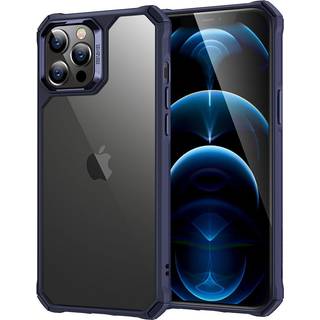 iPhone 12 / 12 Pro Bagside Cover ESR Air Armor Clear Hard Case - Gennemsigtig / Blå