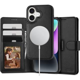 iPhone 16e Tech-Protect 2-i-1 pungetui - Magsafe-kompatibel - sort