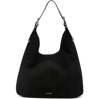 MK Nolita Large Nubuck Hobo Shoulder Bag - Black - Michael Kors - ONE SIZE