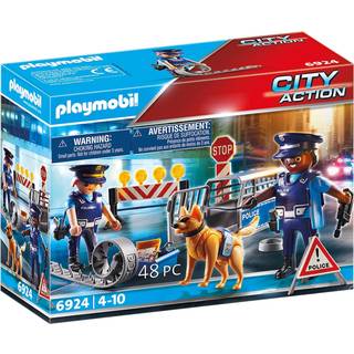 Playmobil City Action Politi vejspærring 6924