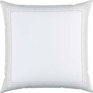 Bedeck of Belfast Bedeck of Belfast White or Silver Astrid Square Pillowcase 100% Cotton Pair