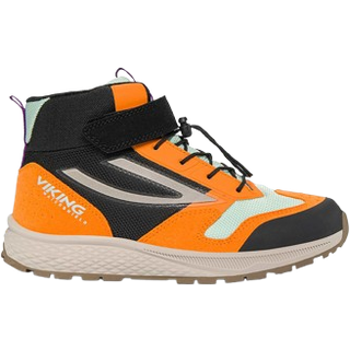 Viking Footwear Viking Juniors' Century Mid Waterproof 1V Speedlace Black/Orange, 36