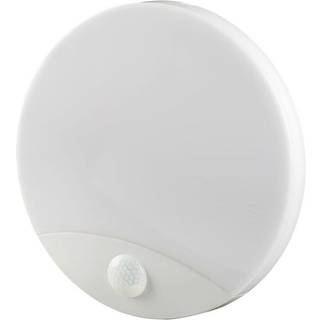 Samsung chip 15W LED væglys - PIR sensor, 3i1, rund, hvid hus - Kulør : 3-i-1