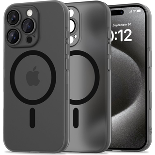 iPhone 16 Pro Tech-Protect Magslim Bagside Cover - MagSafe Kompatibel - Mat Sort
