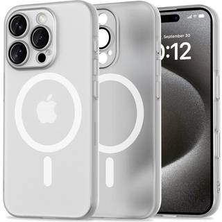 Tech-Protect MagSlim MagSafe Skal for iPhone 16 Pro - Hvid