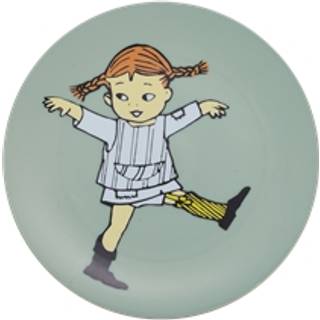 Rätt Start Pippi Cirkus tallerken Ø20 cm Grøn