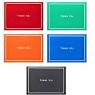 Hallmark tak kort sortiment rød grøn blå sort orange (50 kort til forretning bryllupper baby brusere brude brusere alle lejligheder)