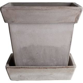 Bergs Potter Gaia raw krukke Grey, 25x25 cm