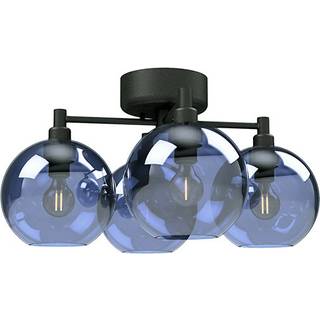 Gloria Plafond Ø46 Sort/Blå - Belid