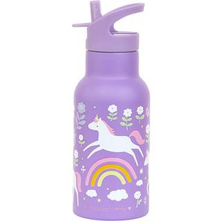 A Little Lovely Company Ståldrikkedunk - 350ml - Unicorn Dreams