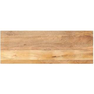 bordplade 160x50x2,5 cm rektangulær massivt mangotræ