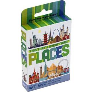 Outset medier det og alt: steder - rejsest?rrelse trivia festspil for 4 eller flere spillere i alderen 12 ?r og opefter