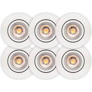 Scan Products D.T. Luna LP 6.2W 2700K Mat Hvid 6 pak