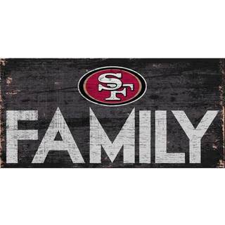 San Francisco 49ers 6 '' x 12 '' Family Sign