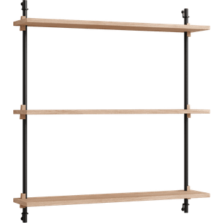 MOEBE Moebe wall shelving ws.85.1 Eg/Sort