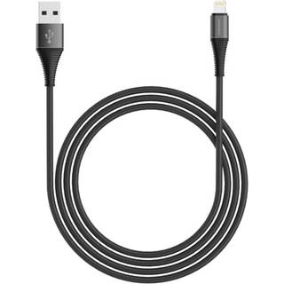 Riversong Alpha S, USB-A til Lightning, flettet kabel, 1m