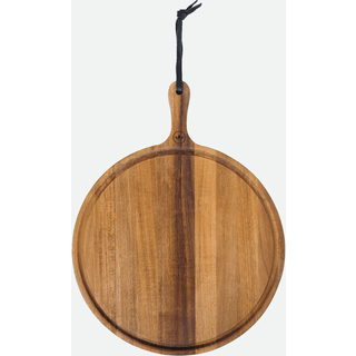 Dutchdeluxes Rundt skærebræt 35 cm, akacietræ