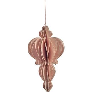 Lene Bjerre Pappia juleophæng 15 cm Rose