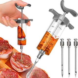 Marinadeindsprøjte / Sprøjte til Marinade - 3 forskellige nåle