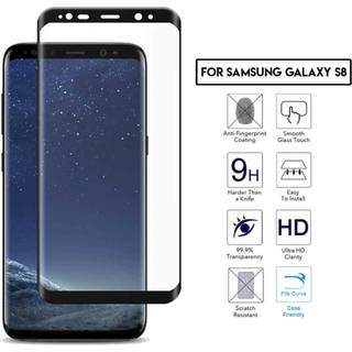 Galaxy S8 3D Curve HD Screen Protection Carbon Fiber Tempered Glass