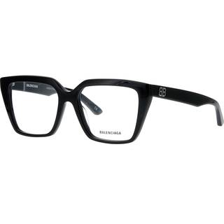 Balenciaga Kvinde BB0130O 010 Optiske stel Acetat Blå Transparent Firkantet
