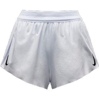 Nike AeroSwift Dri-FIT ADV-løbeshorts med indershorts (7,5 cm) og mellemhøj talje og til kvinder - hvid - XXL (EU 52-54)